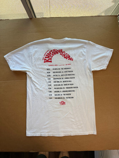 Kendrick Lamar Kunta's Groove Sessions Tour Tee TDE Official TPAB Era Medium - thriftgoblinTee