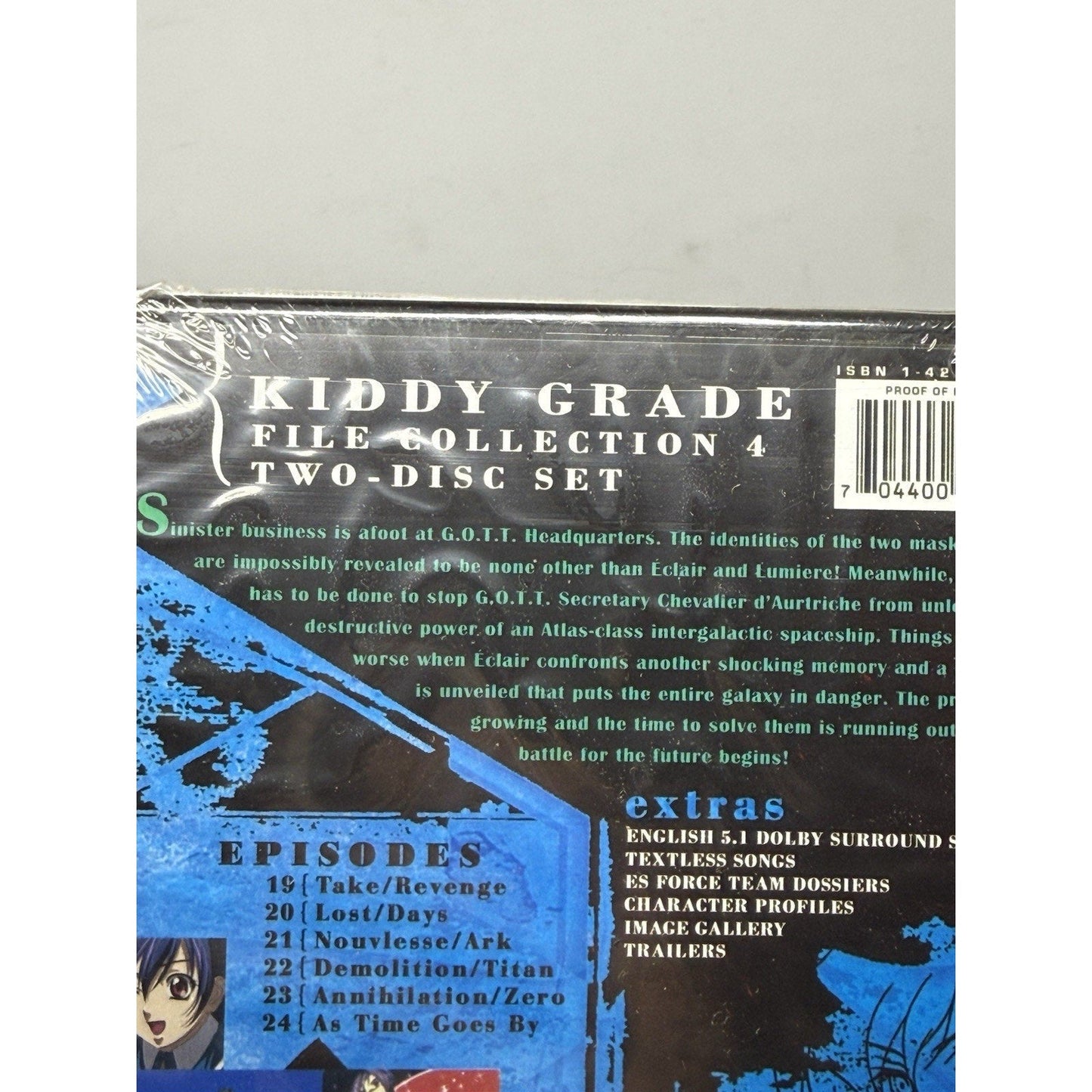 Kiddy Grade File Collection 4 DVD Sealed 2-Disc FUNimation Gonzo Episodes 19-24 - thriftgoblin