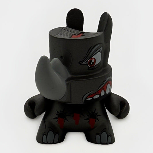 Kidrobot Fatcap 2012 Series 3 Rhino Vinyl Figure D. Ross Scribe (B) - thriftgoblin