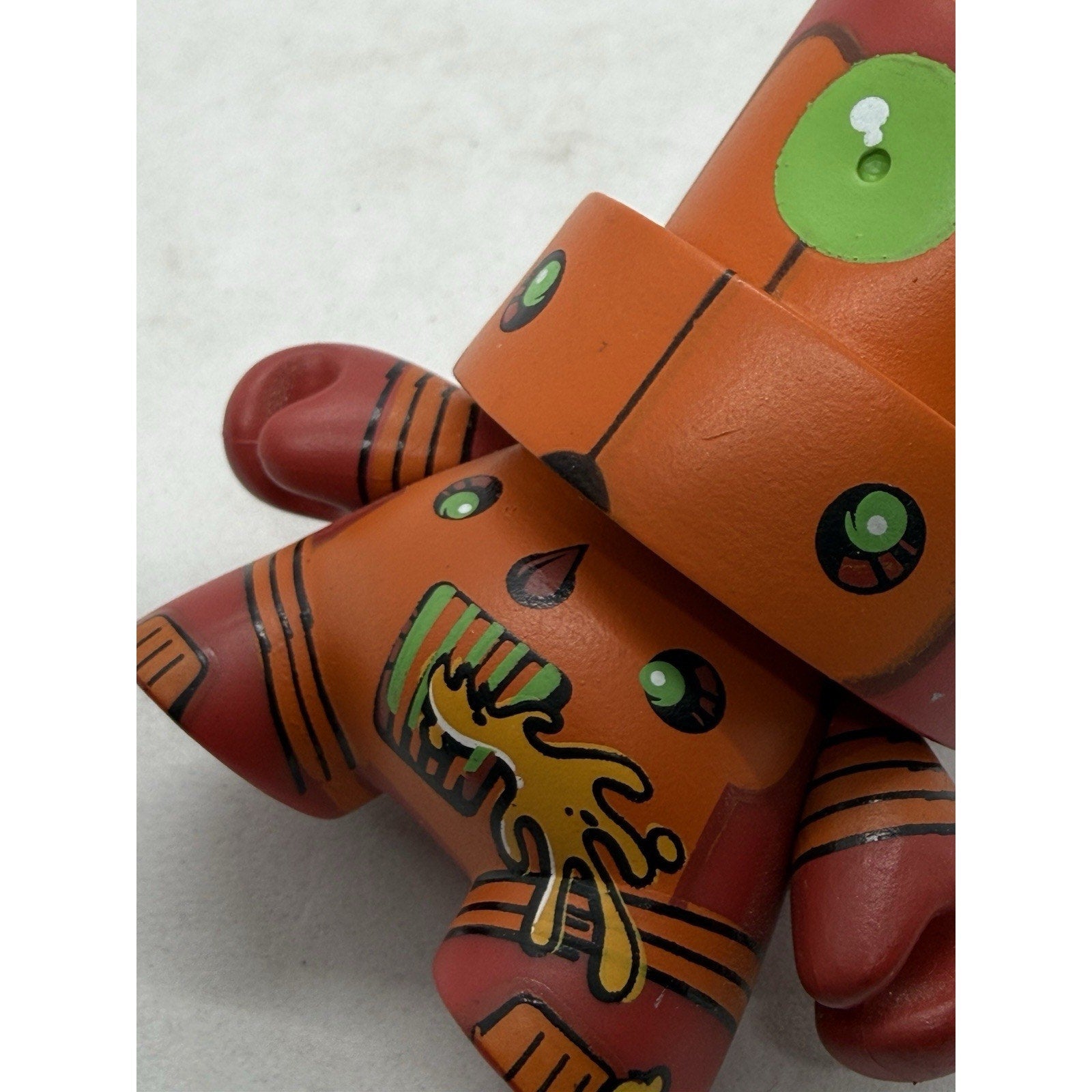 Kidrobot Fatcap Series 1 Devious 2006 3in Vinyl Designer Art Toy Red Figure - thriftgoblin