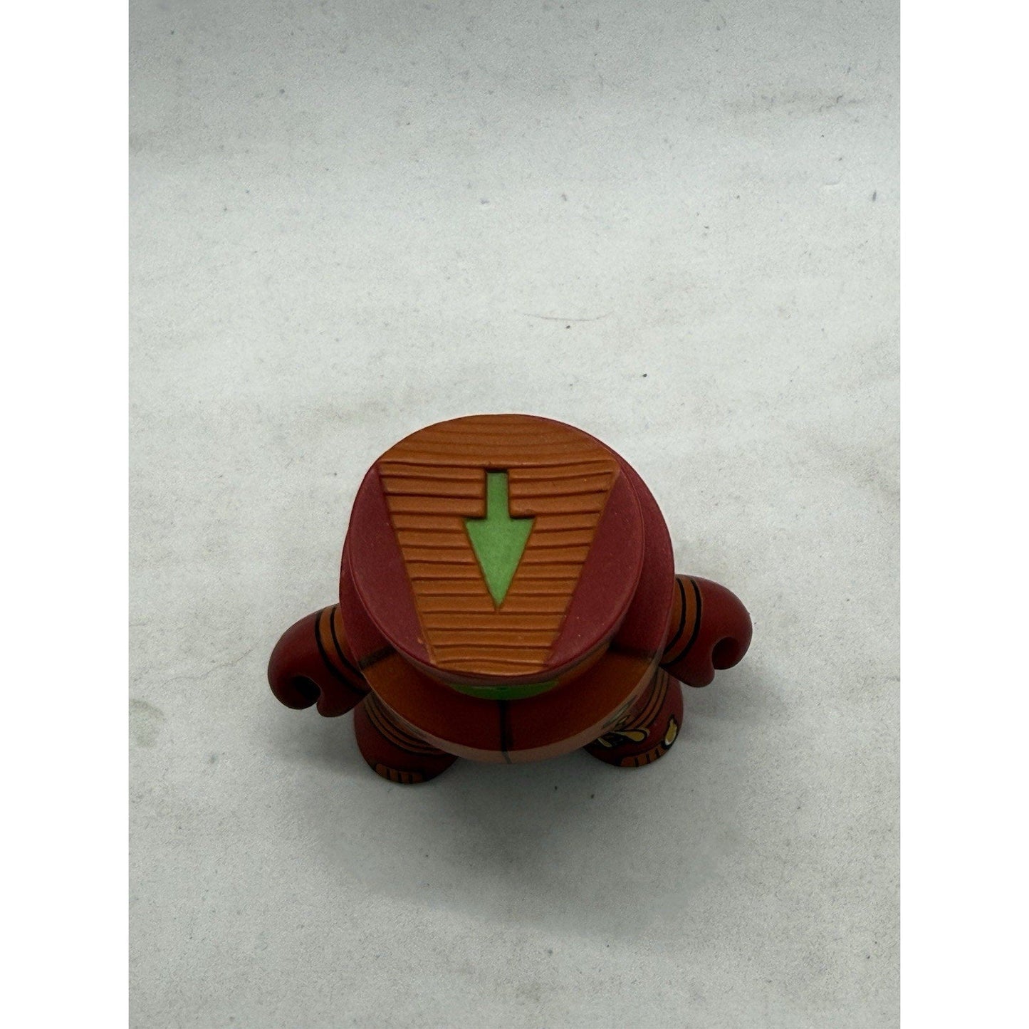 Kidrobot Fatcap Series 1 Devious 2006 3in Vinyl Designer Art Toy Red Figure - thriftgoblin