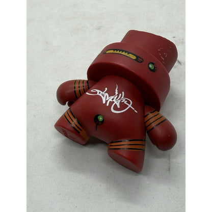 Kidrobot Fatcap Series 1 Devious 2006 3in Vinyl Designer Art Toy Red Figure - thriftgoblin