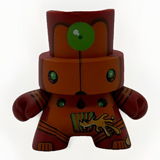 Kidrobot Fatcap Series 1 Devious 2006 3in Vinyl Designer Art Toy Red Figure - thriftgoblin