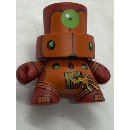 Kidrobot Fatcap Series 1 Devious 2006 3in Vinyl Designer Art Toy Red Figure - thriftgoblin