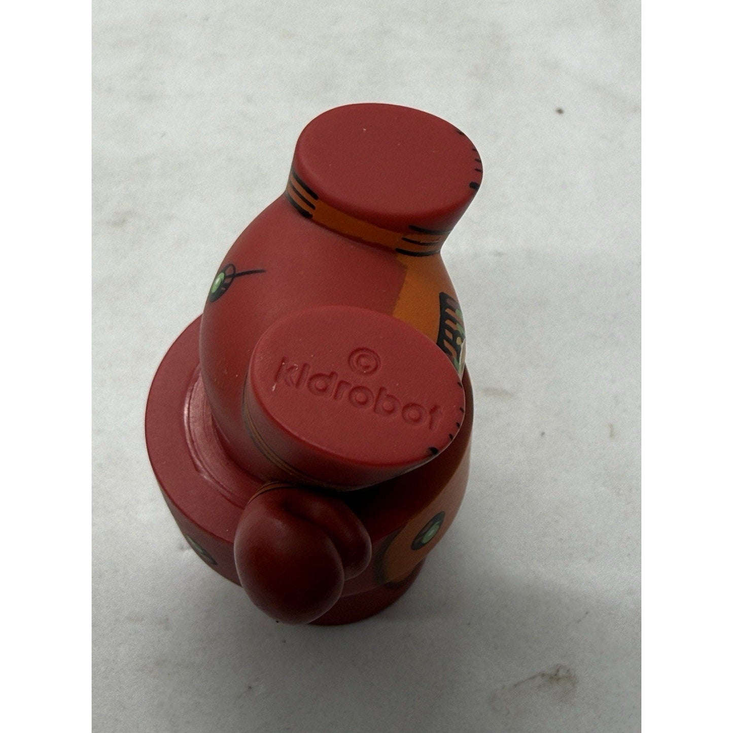Kidrobot Fatcap Series 1 Devious 2006 3in Vinyl Designer Art Toy Red Figure - thriftgoblin
