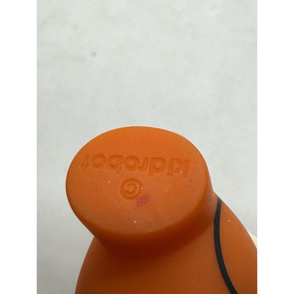 Kidrobot Fatcap Series 1 “Puke” Vinyl Figure Orange Paint Drip Designer Toy - thriftgoblin