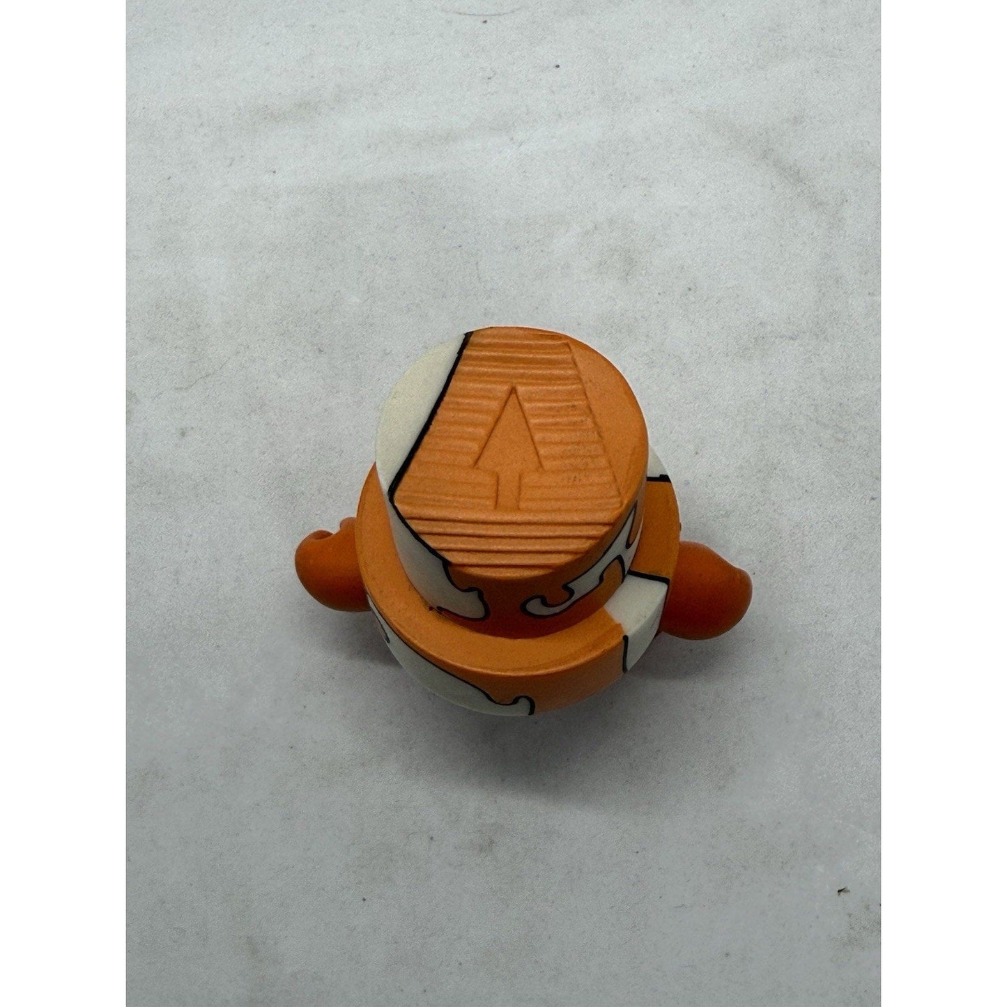 Kidrobot Fatcap Series 1 “Puke” Vinyl Figure Orange Paint Drip Designer Toy - thriftgoblin