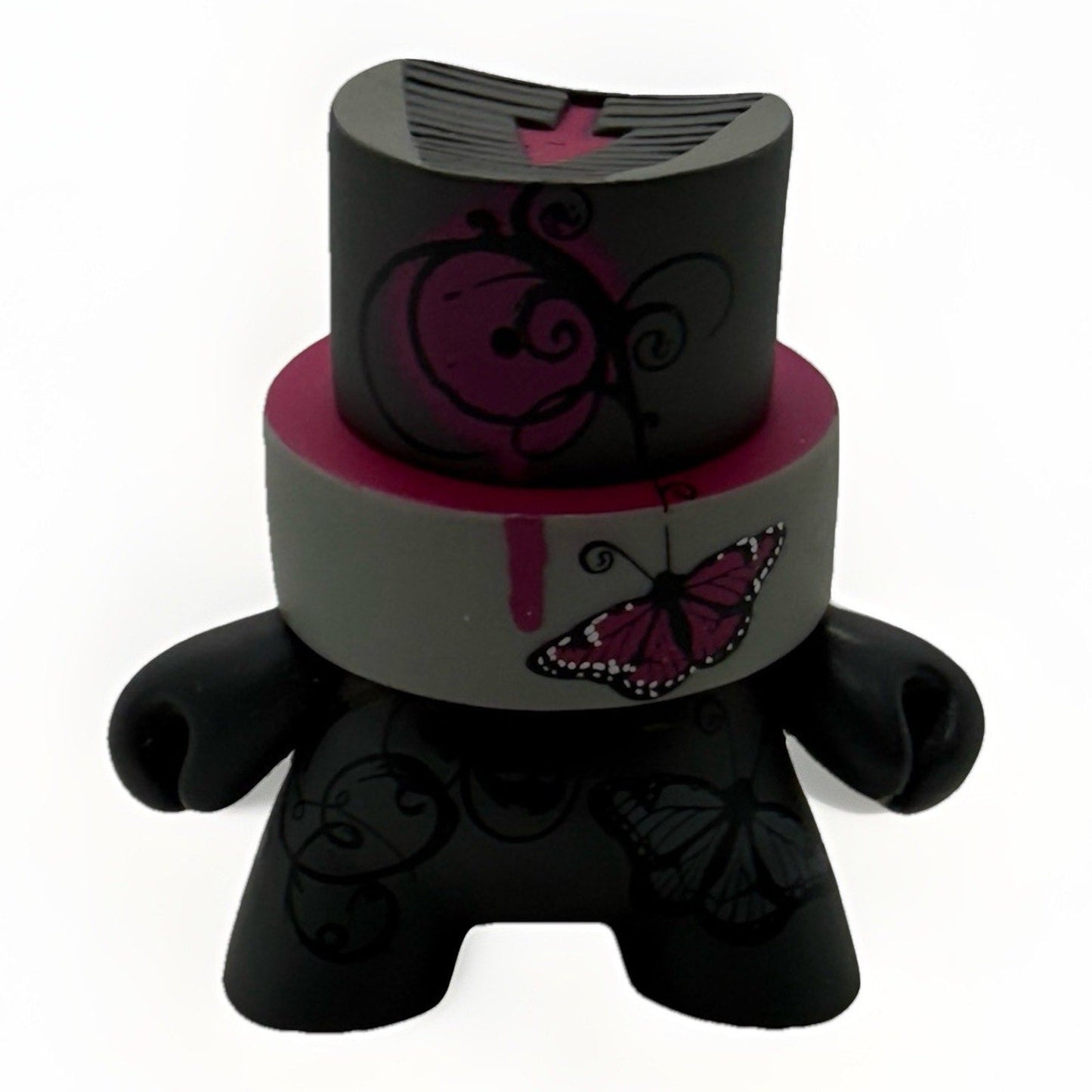 Kidrobot Fatcap Series 2 2008 - Hello Reach - 3" Vinyl Figure 29 - Degrees Kaws - thriftgoblin