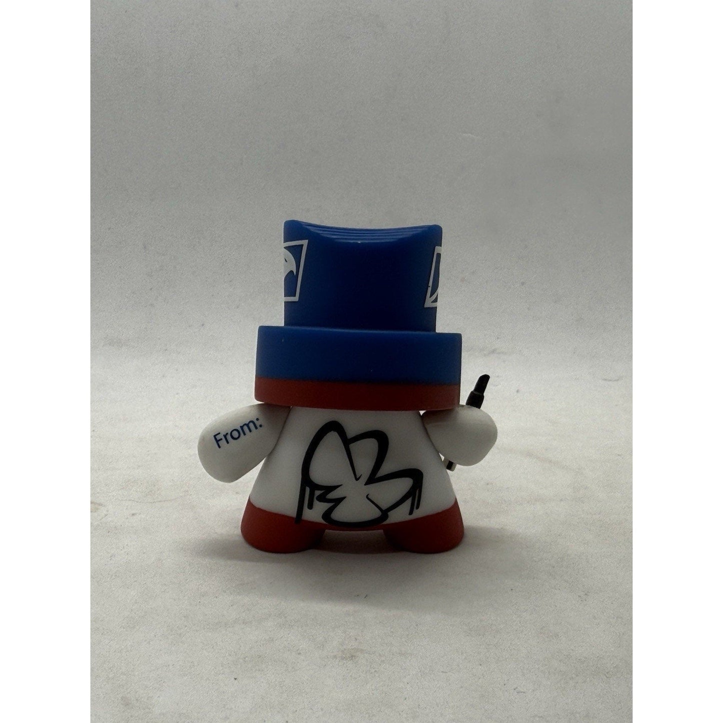 Kidrobot Fatcap Series 3 KaNo USPS Sticker Kidrobot Vinyl figure - thriftgoblin