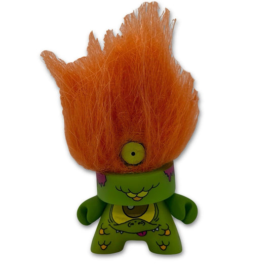 Kidrobot Fatcap Series 3 MCA Evil Design 3in Vinyl Figure Orange Hair Troll Graf - thriftgoblin