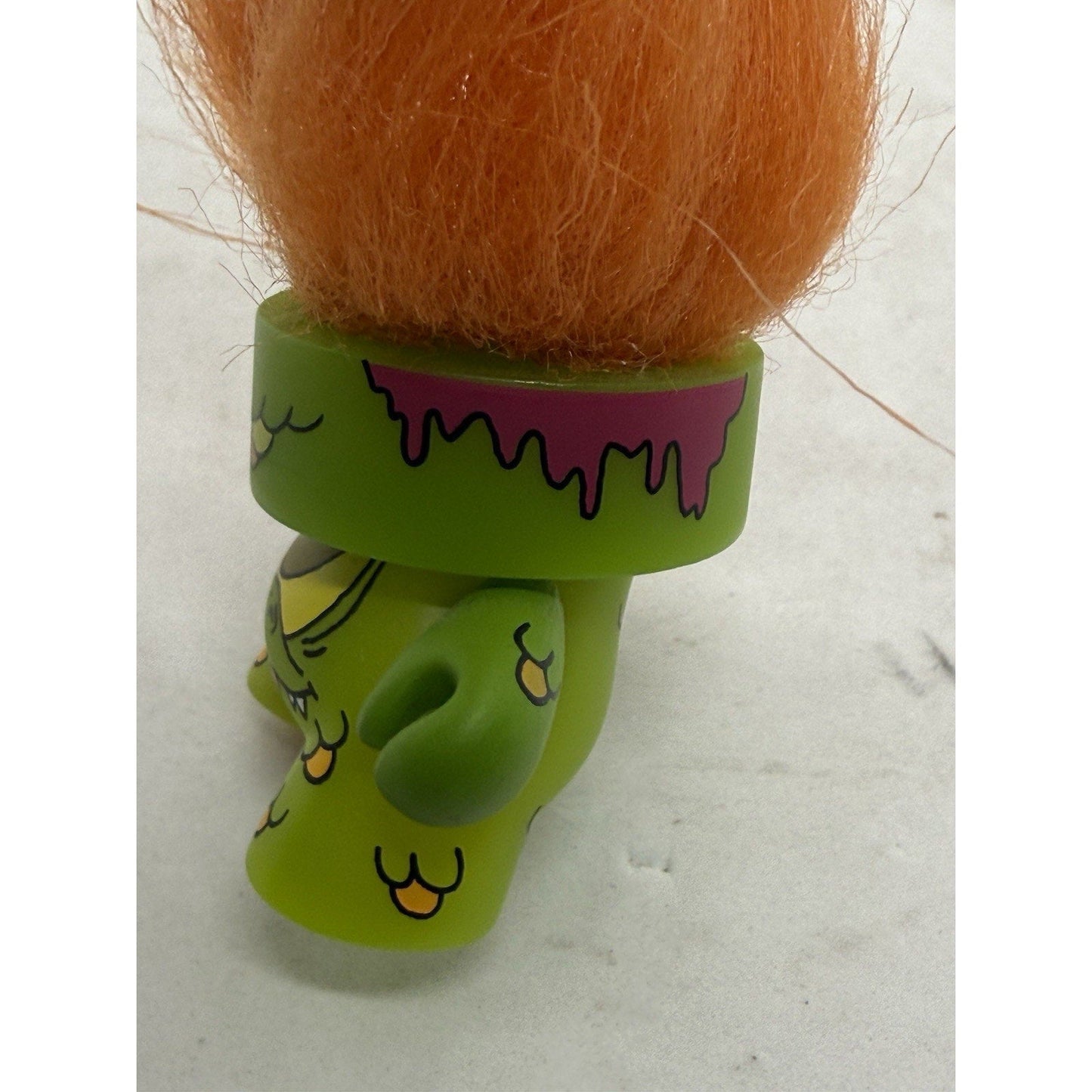 Kidrobot Fatcap Series 3 MCA Evil Design 3in Vinyl Figure Orange Hair Troll Graf - thriftgoblin