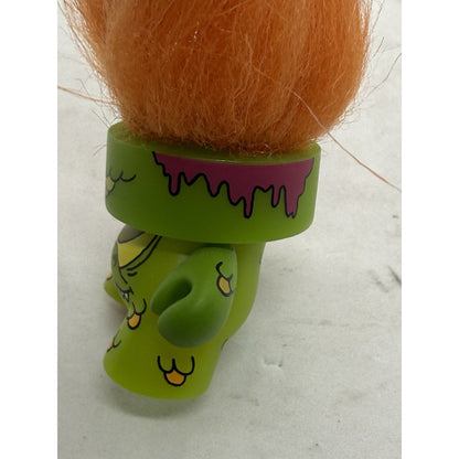 Kidrobot Fatcap Series 3 MCA Evil Design 3in Vinyl Figure Orange Hair Troll Graf - thriftgoblin