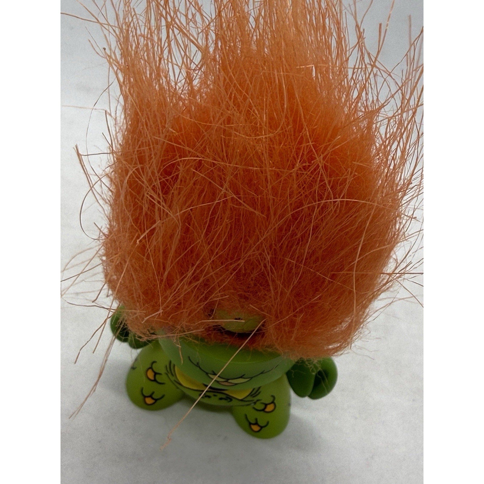 Kidrobot Fatcap Series 3 MCA Evil Design 3in Vinyl Figure Orange Hair Troll Graf - thriftgoblin