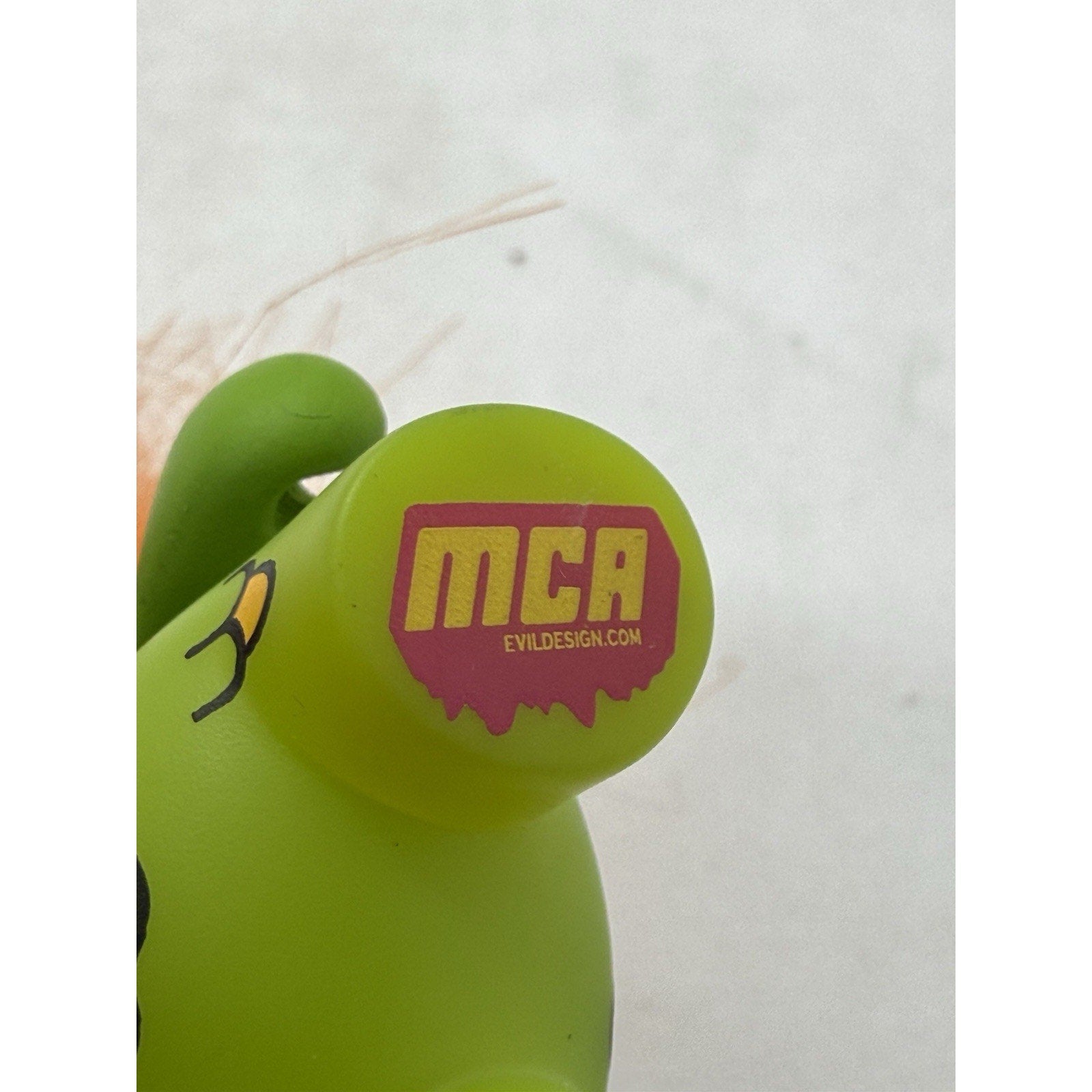 Kidrobot Fatcap Series 3 MCA Evil Design 3in Vinyl Figure Orange Hair Troll Graf - thriftgoblin