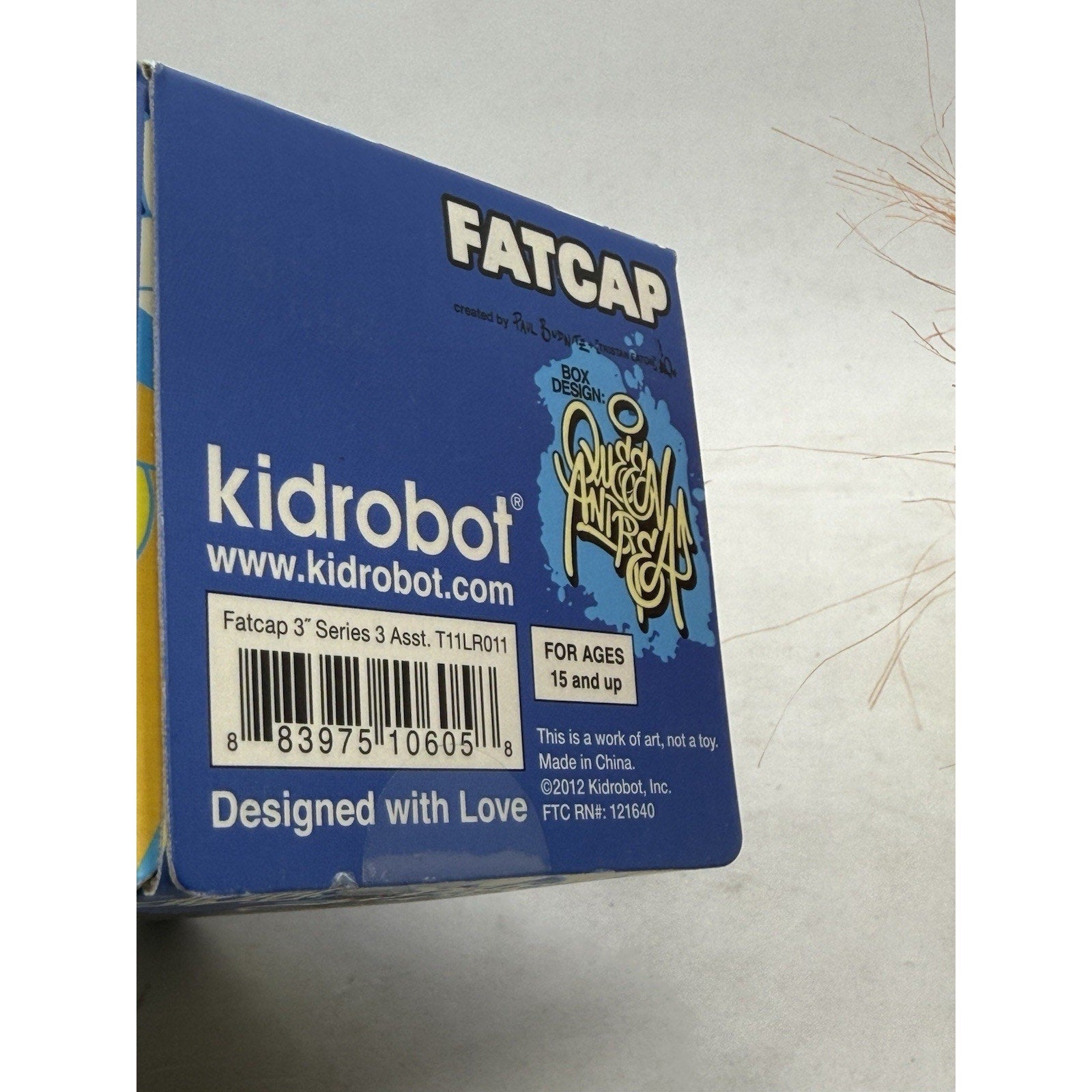 Kidrobot Fatcap Series 3 MCA Evil Design 3in Vinyl Figure Orange Hair Troll Graf - thriftgoblin