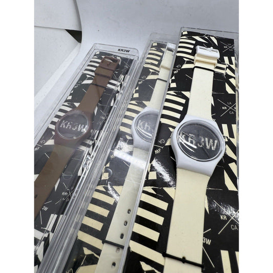 KR3W Freshman Watch Lot of 4 NOS 2011 Skate Streetwear Japan Movement Needs Batt - thriftgoblin