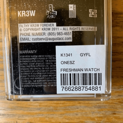 Kr3w Lettering Freshman Wrist Watch - thriftgoblin