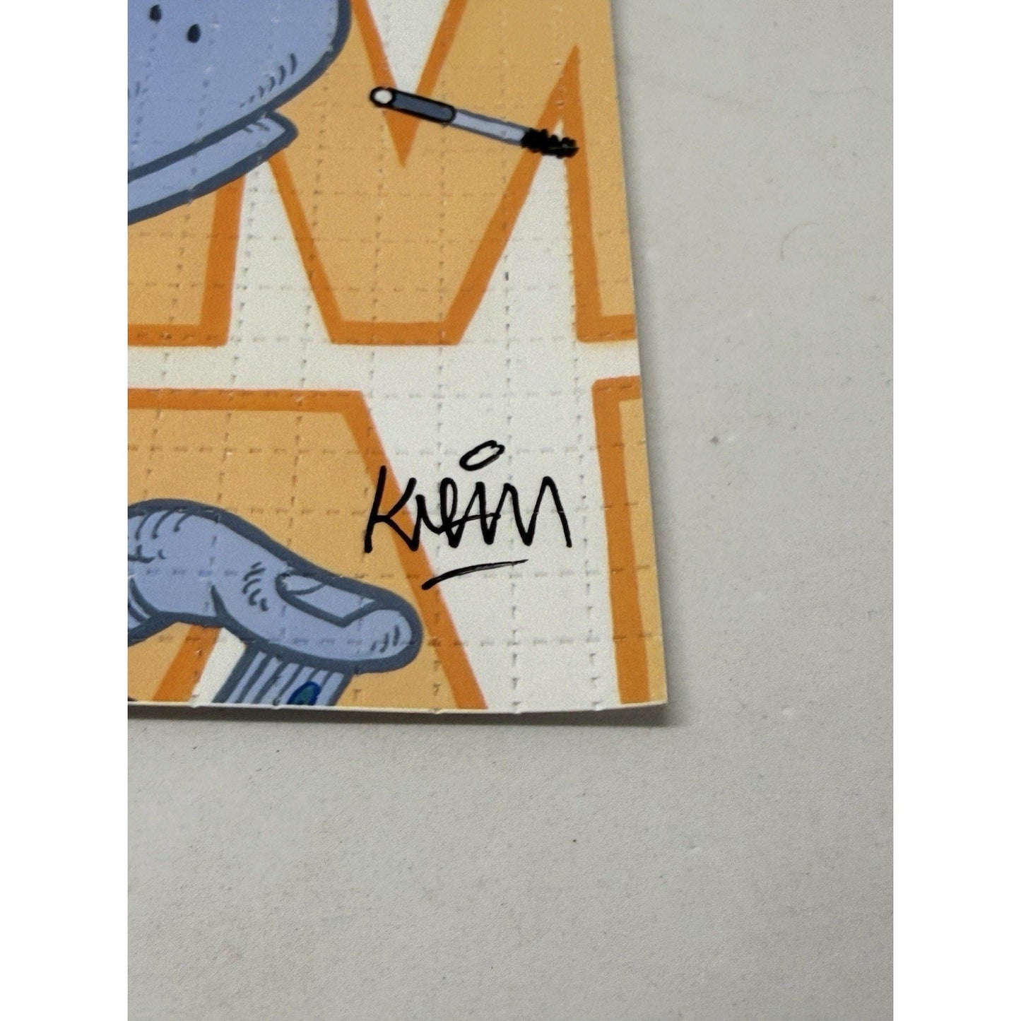 Kram Night Player 1xRUN Blotter Print 32/35 Bicycle Day 2023 Signed COA - thriftgoblin