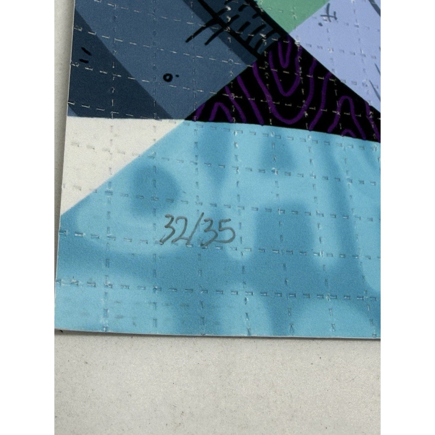 Kram Night Player 1xRUN Blotter Print 32/35 Bicycle Day 2023 Signed COA - thriftgoblin