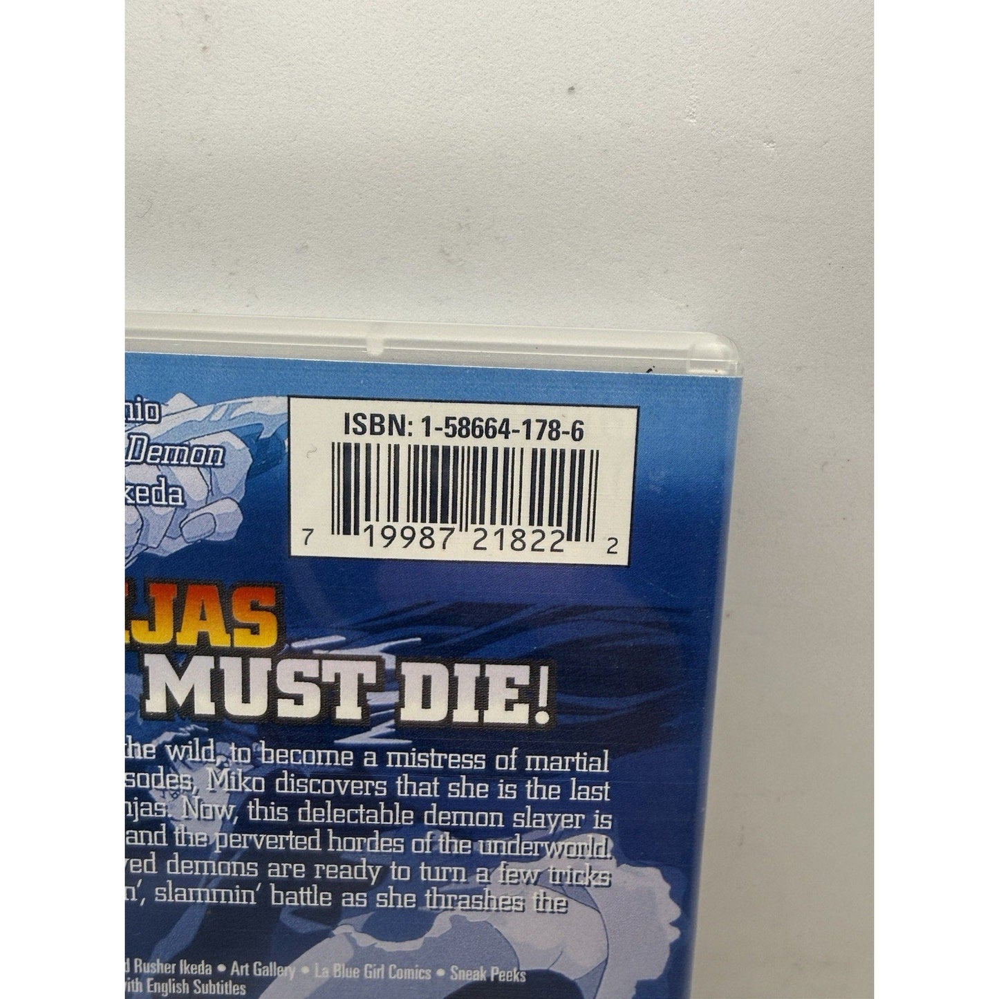 La Blue Girl 1 & 2 DVD 2001 Anime18 English Dub Sub Rare OOP Tested Collectible - thriftgoblin