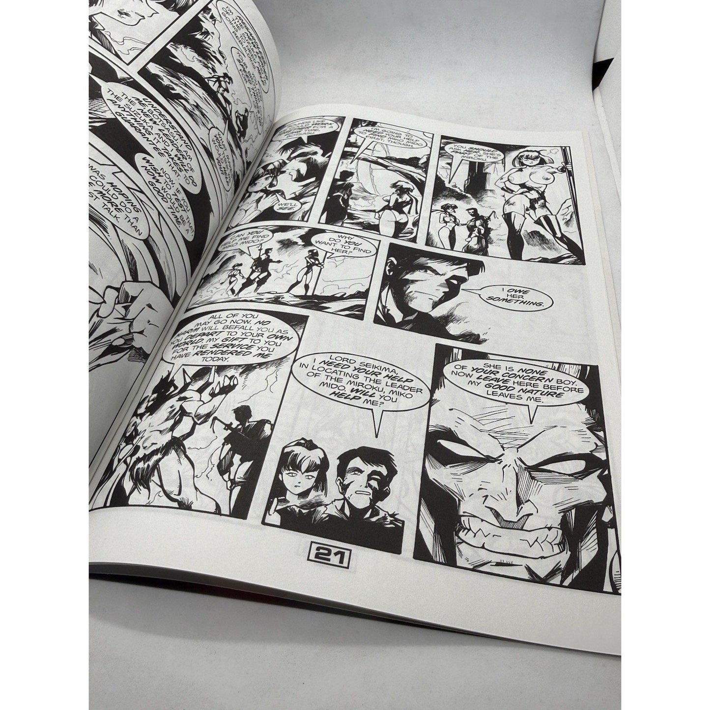 La Blue Girl Issue 12 (1997) Bare Bear Press | Vintage Anime Comic | Adult - thriftgoblin