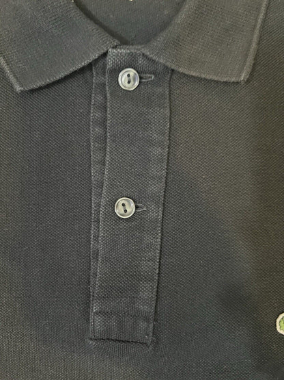 Lacoste L1212Men's Short Sleeve Classic Cotton Pique Polo Shirt Size 5 Black - thriftgoblin