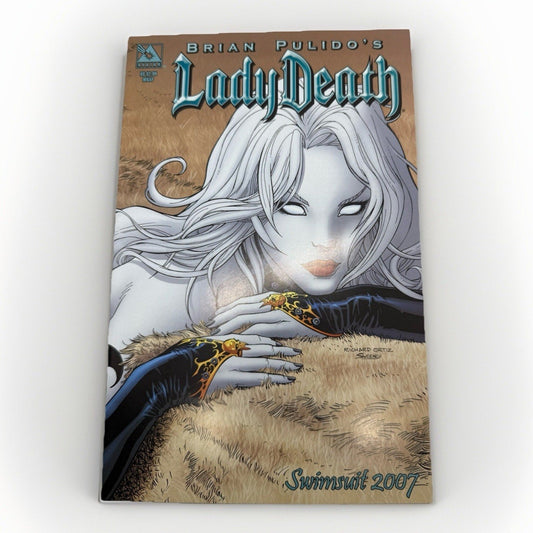 Lady Death 2007 Swimsuit Wrap Cover 1 Avatar Press Comic Book Richard Ortiz - thriftgoblin