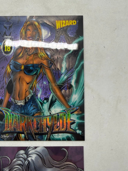 Lady Death Dark Alliance Chromium Card Lot C1 C2 C6 Darkchylde Chaos Comics - Thrift GoblinTrading Card
