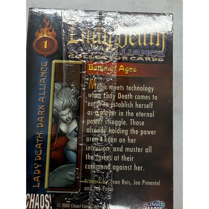 Lady Death Dark Alliance Collector Cards 2002 Comic Images 72 Factory SEALED Y2K - thriftgoblin