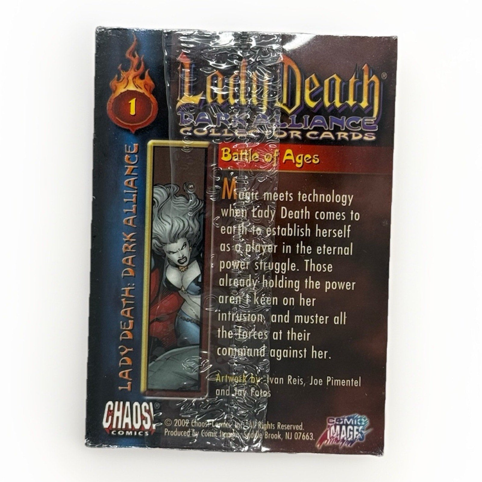 Lady Death Dark Alliance Collector Cards 2002 Comic Images 72 Factory SEALED Y2K - thriftgoblin
