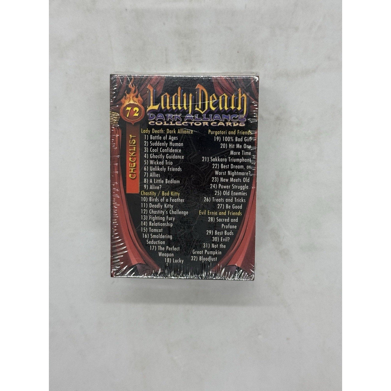 Lady Death Dark Alliance Collector Cards 2002 Comic Images 72 Factory SEALED Y2K - thriftgoblin