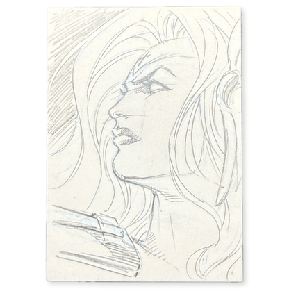 Lady Death Dark Alliance Hand Drawn Sketch Card 1 of 1 With COA Chaos Comics - thriftgoblinTrading Card