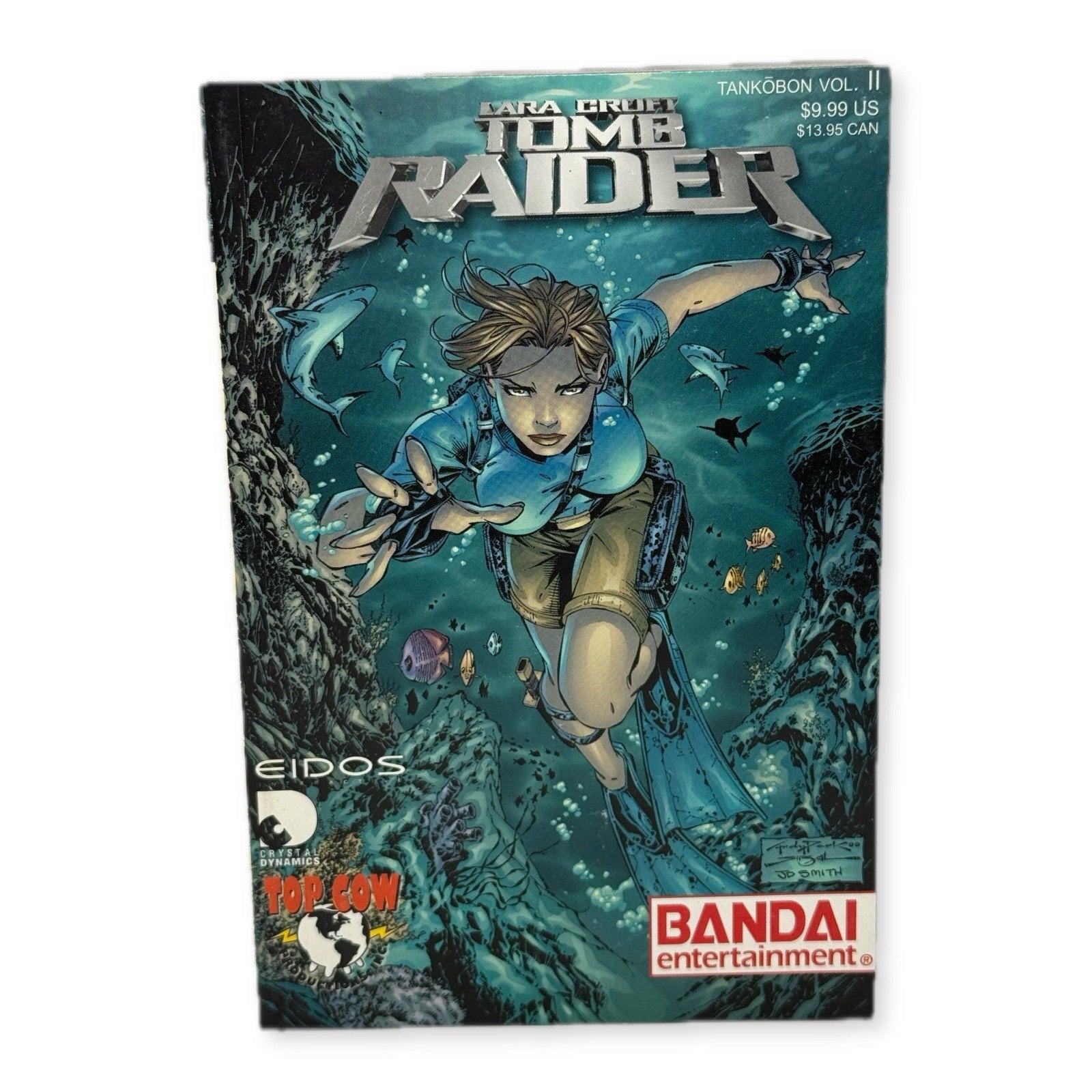 Lara Croft Tomb Raider Tankobon Vol II Bandai Entertainment Top Cow Manga Rare - thriftgoblin