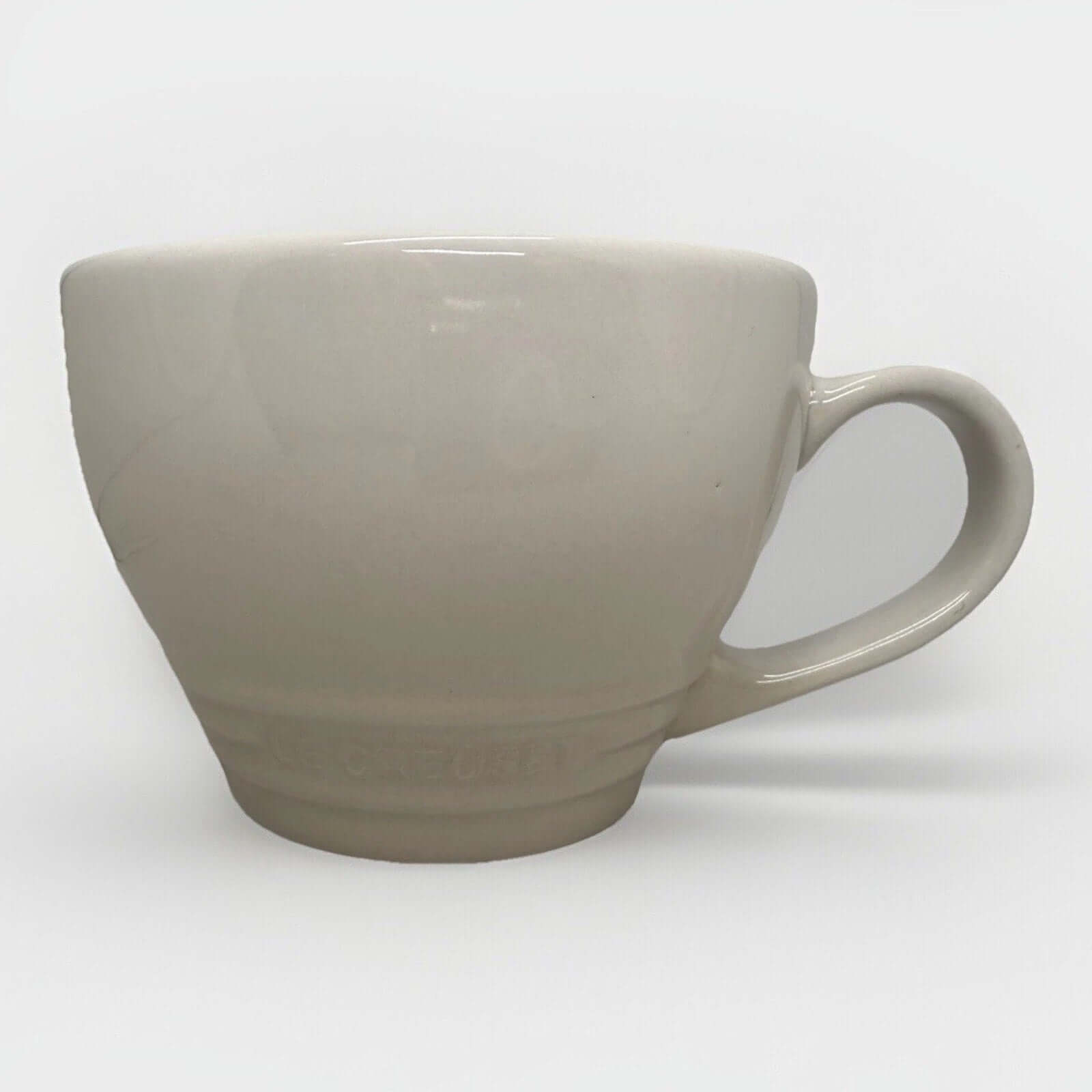 LE CREUSET Giant Cappuccino Cup 14 oz Bistro Mug Coffee Meringue 400ml Sec Choix - thriftgoblin