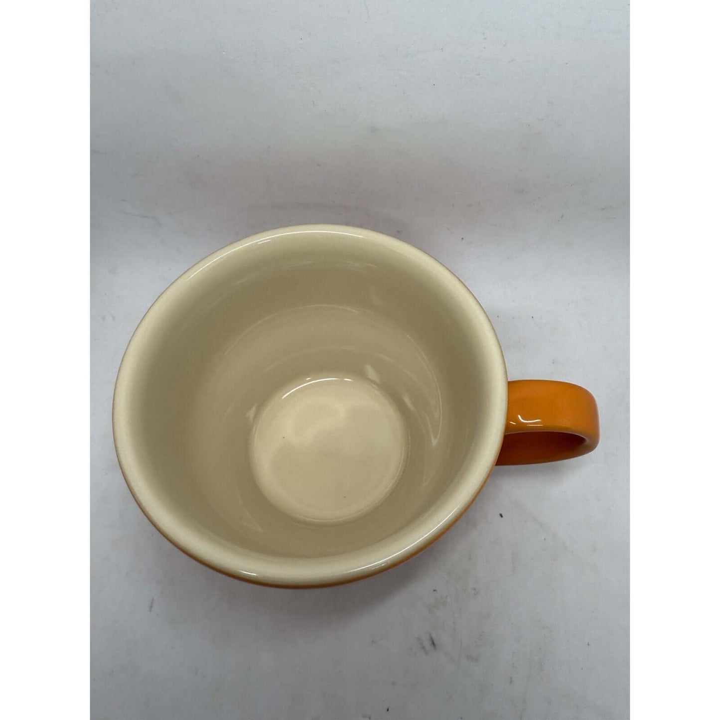 Le Creuset Giant Cappuccino Flame Orange Ombre Mug Cup Second Choix 400 ml New - thriftgoblin