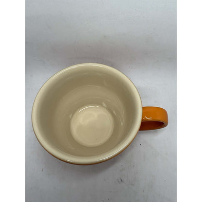 Le Creuset Giant Cappuccino Flame Orange Ombre Mug Cup Second Choix 400 ml New - thriftgoblin