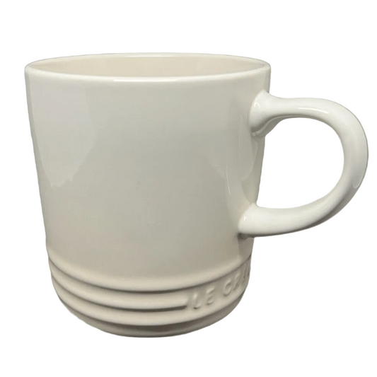 Le Creuset Meringue Coffee Mug, Second Choix, 350 ml/12 oz, White Cream