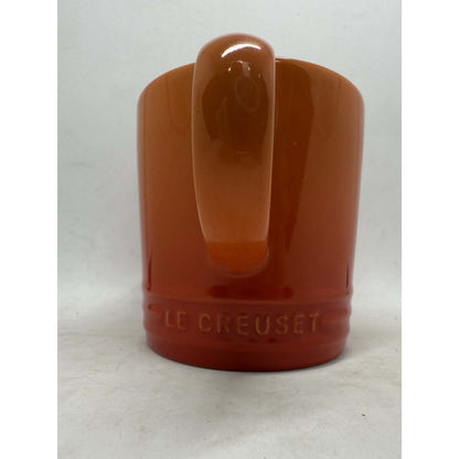 LE CREUSET Stoneware Second Choix Coffee Mug Cup 12 oz 350 ml Flame - thriftgoblin