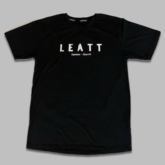 Leatt Bicycling Shirt Crewneck Tee Black Size Large - thriftgoblin