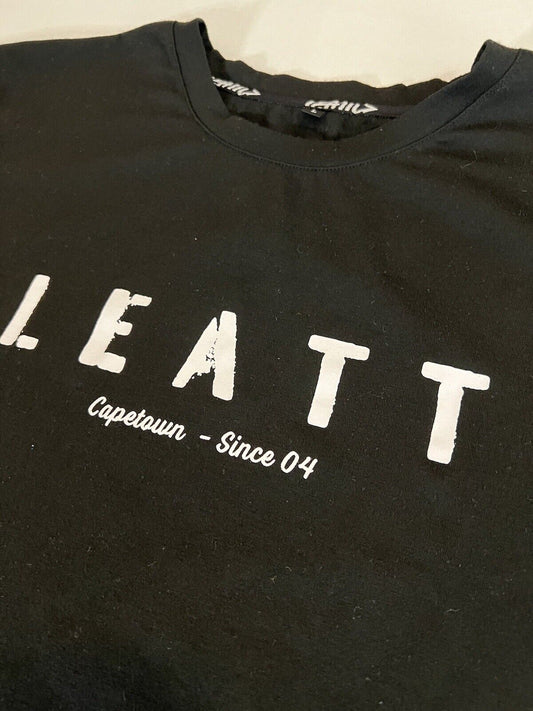 Leatt Bicycling Shirt Crewneck Tee Black Size Large - thriftgoblin