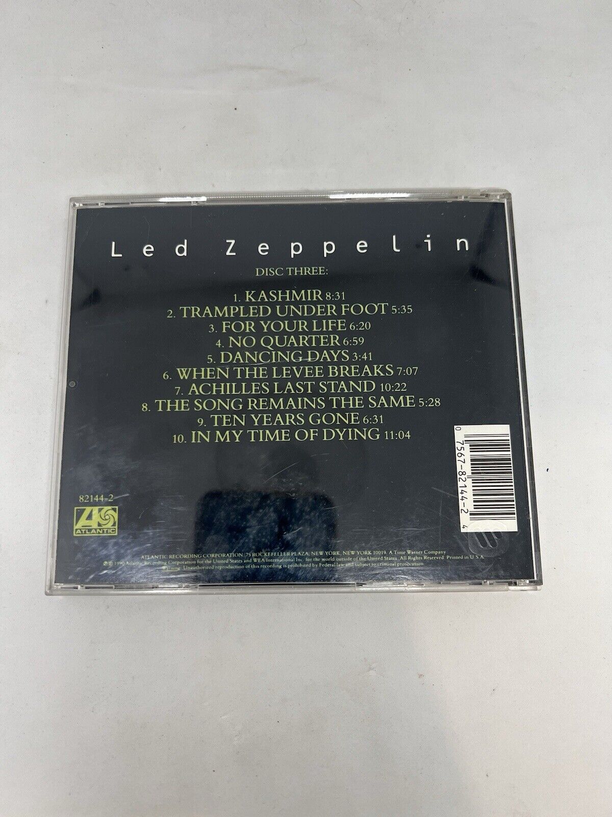 Led Zeppelin III by Led Zeppelin CD * DISC 3 ONLY * Atlantic 82144 - 2 - thriftgoblin