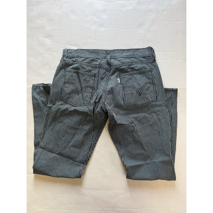 Levi’s 511 Skinny Fit Pants W32 L32 Railroad Stripe Microcheck Pattern - thriftgoblin