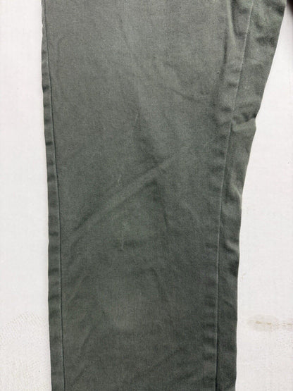 Lifted Research Group LRGEANS Pants Men's 32 Slim Straight Green Fit Chino Khaki - thriftgoblin