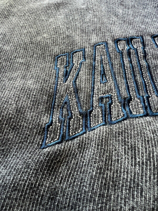 Local Kailua Kona Crewneck Sweatshirt Brushed Cotton Green Blue Hawaii Shirt - thriftgoblin
