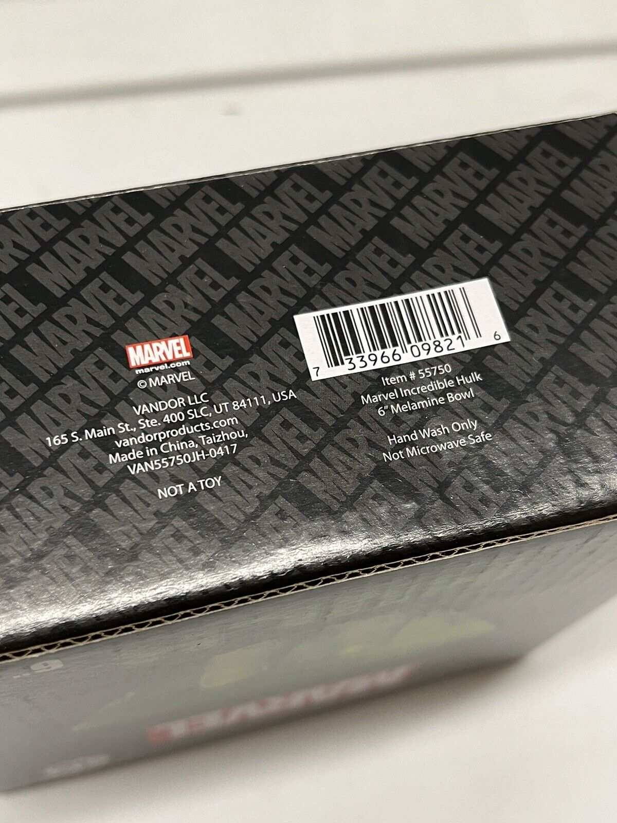 Loot Crate Exclusive Marvel Incredible Hulk 6" Melamine Bowl NIB - thriftgoblin
