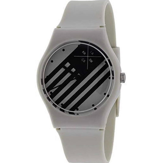 Lot 38 KR3W Flag Freshman IGY Monogram Watches White/Black Stripe Japan Movement - thriftgoblin