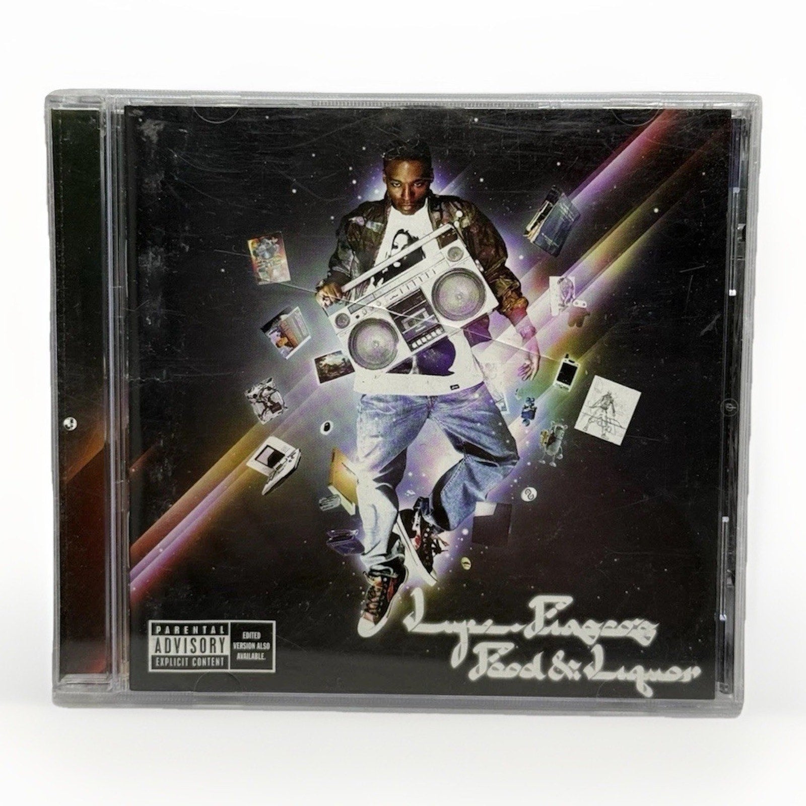 Lupe Fiasco Food & Liquor CD 2006 Atlantic Hip Hop Jay - Z Kanye Pharrell Rap - thriftgoblin