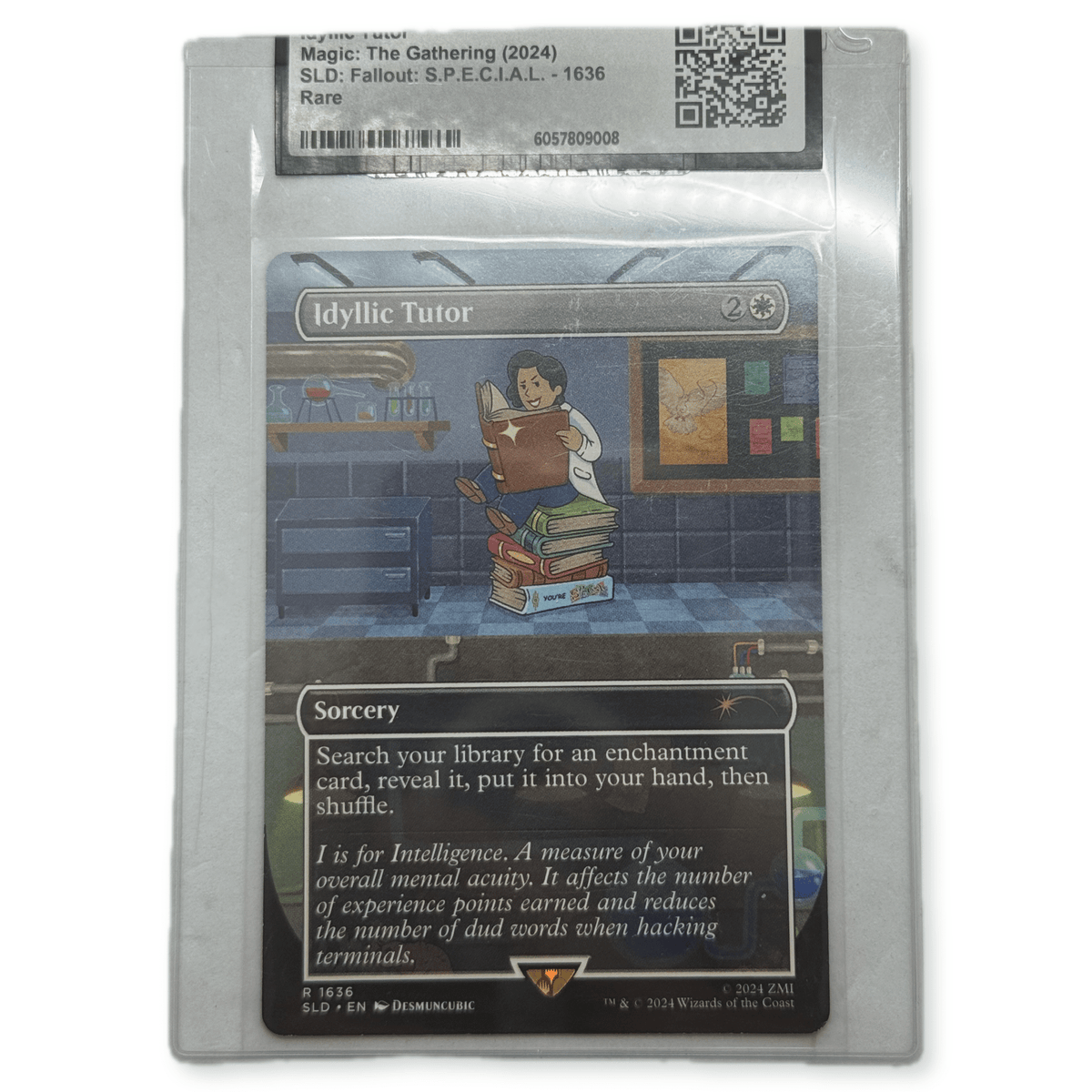 Magic The Gathering Idyllic Tutor Fallout SPECIAL CGC Authenticated Slab - Thrift GoblinTrading Card