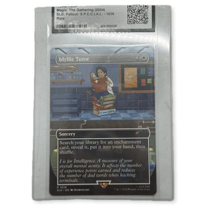 Magic The Gathering Idyllic Tutor Fallout SPECIAL CGC Authenticated Slab - Thrift GoblinTrading Card