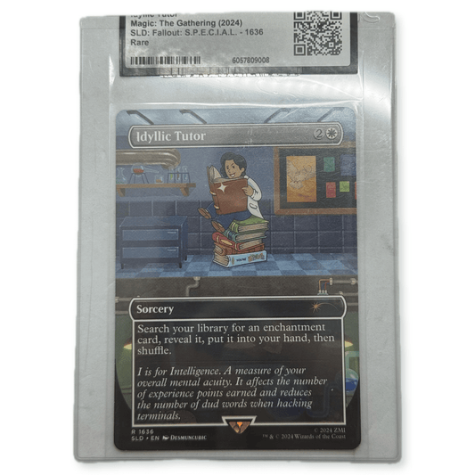 Magic The Gathering Idyllic Tutor Fallout SPECIAL CGC Authenticated Slab - Thrift GoblinTrading Card